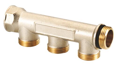 Collecteur laiton Easy Lock - entrées 26/34 - 3 départs  15/21